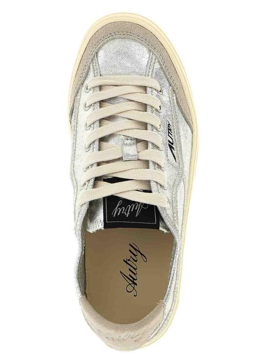 26SS 오트리 WINDSCAPE 로우 스니커즈 스웨이드 SCLWCU07 Silver - AUTRY