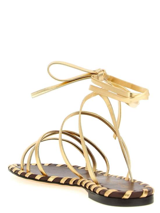 26SS 지안비토로시 샌들 G3269505CUONXNMKBW Gold - GIANVITO ROSSI
