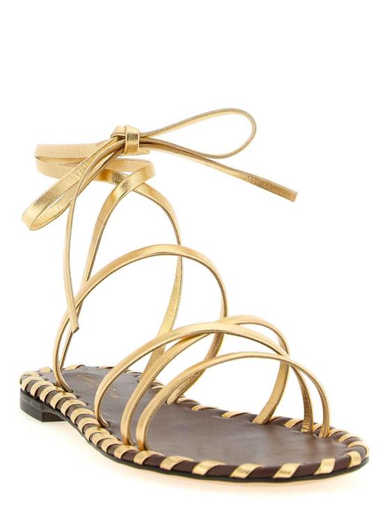 26SS 지안비토로시 샌들 G3269505CUONXNMKBW Gold - GIANVITO ROSSI