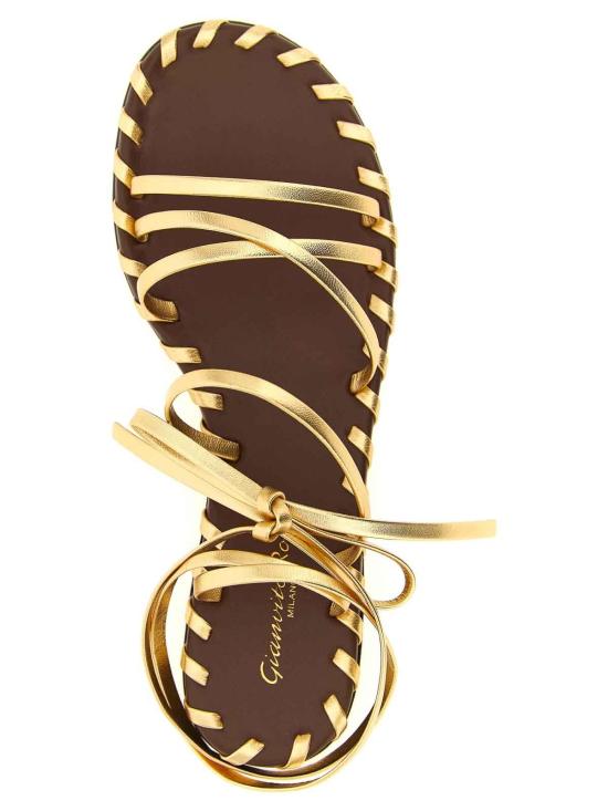 26SS 지안비토로시 샌들 G3269505CUONXNMKBW Gold - GIANVITO ROSSI
