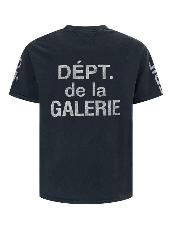 26SS 갤러리 디파트먼트 반팔 티셔츠 TOP038WASHEDBLACK Black - GALLERY DEPT