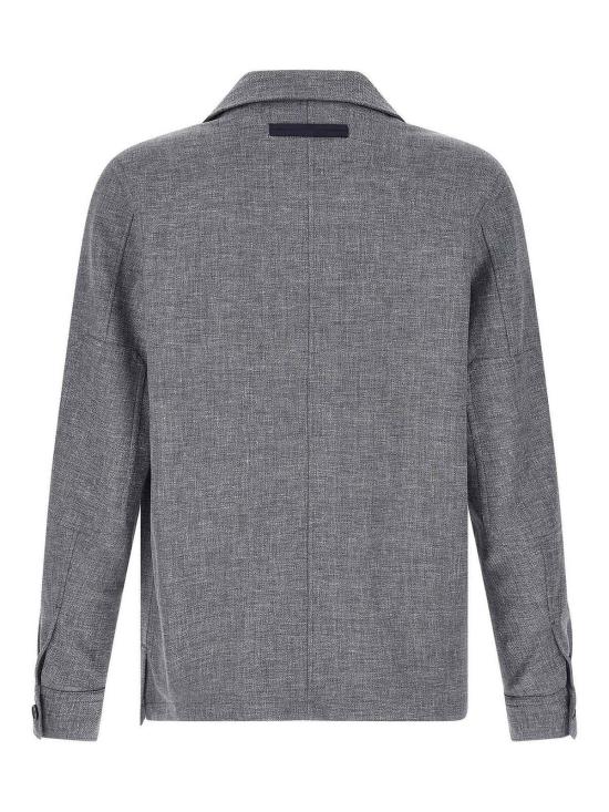 26SS 에르메네질도제냐 긴팔 셔츠 UHV22A3SOT6B422 Blue - ERMENEGILDO ZEGNA