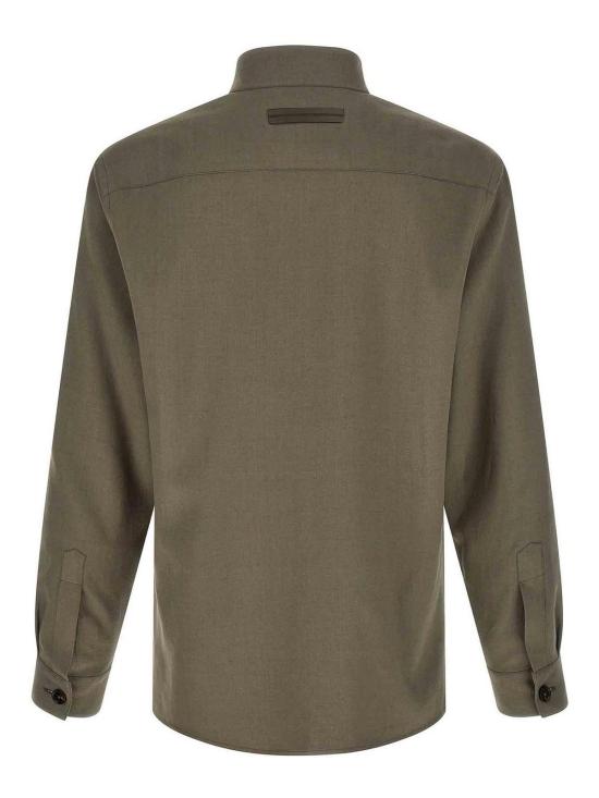 26SS 에르메네질도제냐 긴팔 셔츠 UHV71A3SOT54252 Grey - ERMENEGILDO ZEGNA