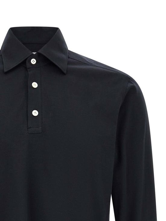  키톤 폴로 티셔츠 UMCPOSK06R4911024 Blue - KITON