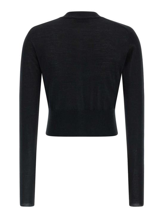 26SS 비비안웨스트우드 베아 크롭드 가디건 1803002UY003FN401 Black - VIVIENNE WESTWOOD