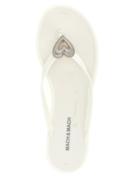 26SS 마흐앤마흐 뮬/슬리퍼 SS26S088805GUMWHT White - MACH&MACH