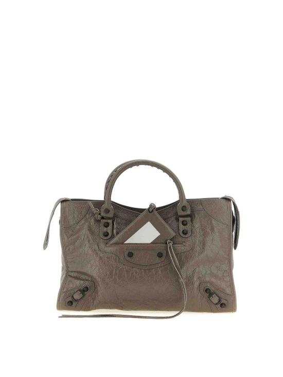26FW 발렌시아가 르 시티 백 8657602ACFH5848 Grey