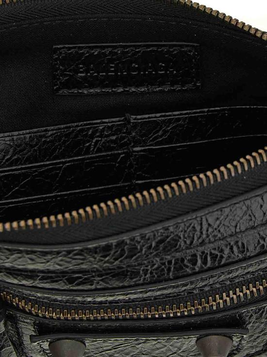 26SS 발렌시아가 르 시티 파우치 온 스트랩 8639602ABEK1000 Black - BALENCIAGA