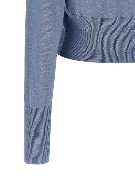 26SS 비비안웨스트우드 베아 크롭드 가디건 1803002UY003FK404 Light Blue - VIVIENNE WESTWOOD