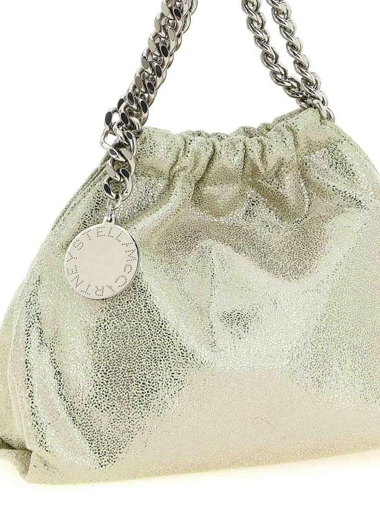 26SS 스텔라 맥카트니 팔라벨라 드로스트링 숄더백 7B0144WP03013038 Green - STELLA MCCARTNEY
