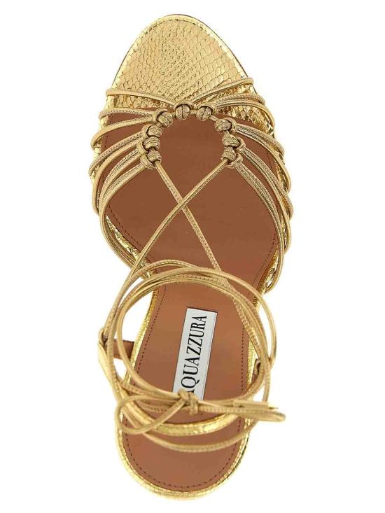 26SS 아쿠아주라 샌들 RTMHIGS0NLTSOFTGOLD Gold - AQUAZZURA