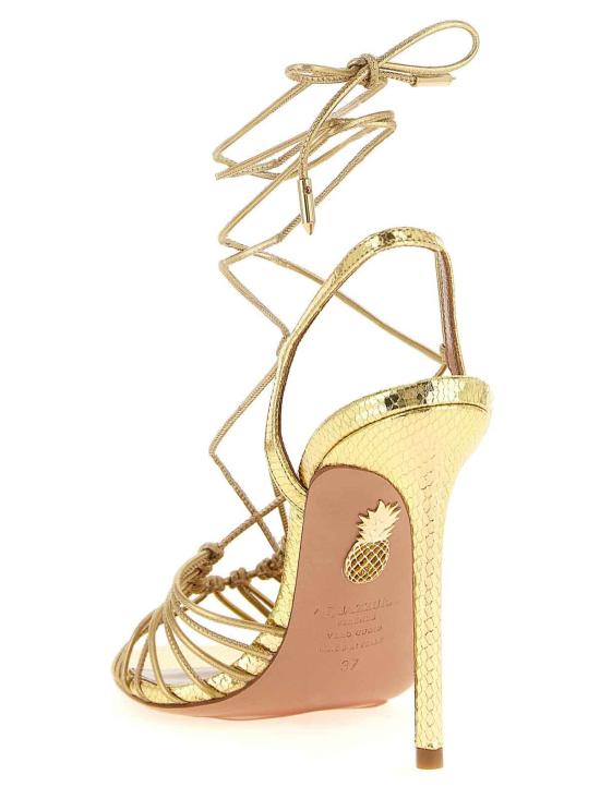 26SS 아쿠아주라 샌들 RTMHIGS0NLTSOFTGOLD Gold - AQUAZZURA