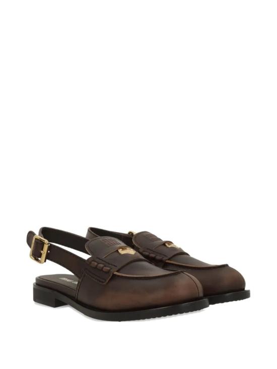 26FW 미우미우 샌들 5D561EF0203G48 F0192 BROWN - MIU MIU