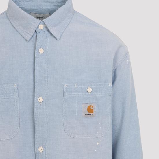26FW 칼하트 WIP 데님 셔츠 I036919010L BLUE - CARHARTT WIP
