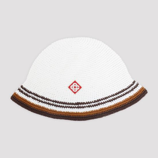26FW 카사블랑카 버킷햇 APF26HAT12101 WHITE MULTICOLOUR - CASABLANCA