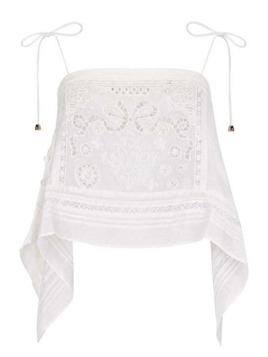 26SS 셀프 포트레이트 반팔 티셔츠 AC26004TW WHITE