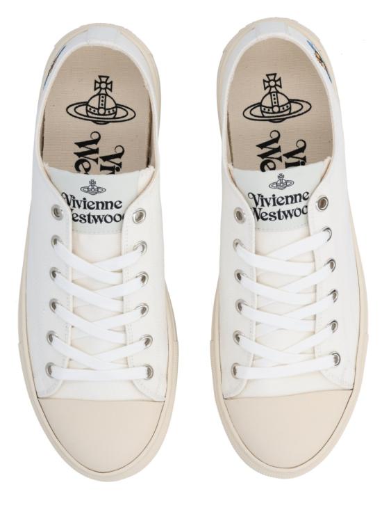26SS 비비안웨스트우드 플림솔 스니커즈 75020063W W0165A402 WHITE - VIVIENNE WESTWOOD