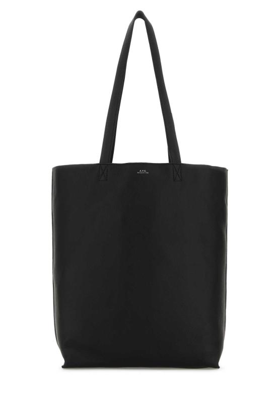 26FW 아페쎄 마이코 로고 스탬프 쇼핑백 PXCBCM61500 LZZ BLACK
