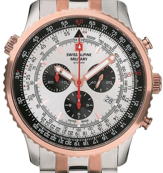  스위스 알파인 밀리터리 손목시계 7078 9152 Silver - SWISS ALPINE MILITARY