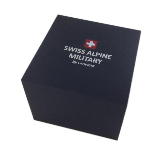  스위스 알파인 밀리터리 손목시계 7078 9132 Silver - SWISS ALPINE MILITARY