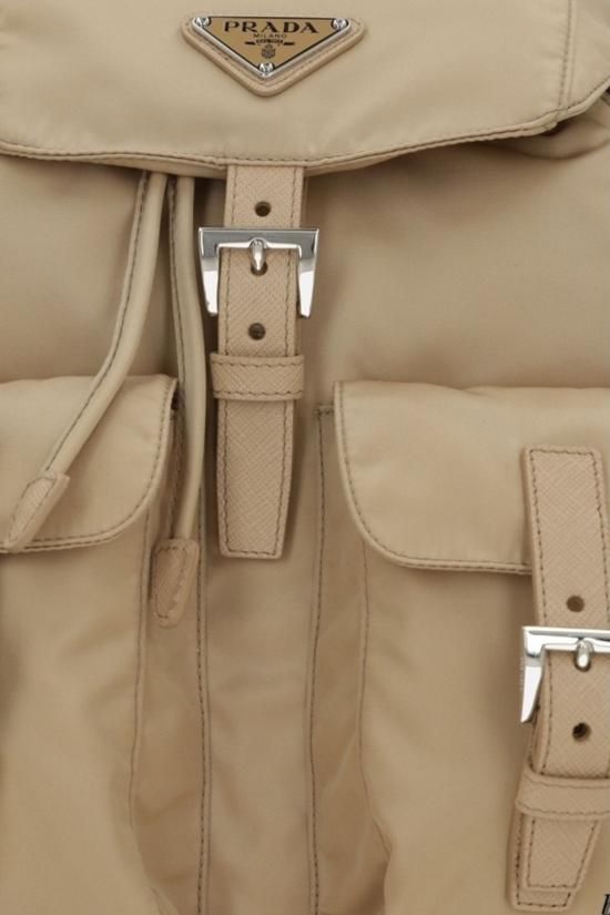 26FW 프라다 리나일론 스몰 백팩 1BZ677RV44F0040 V OOO Beige - PRADA