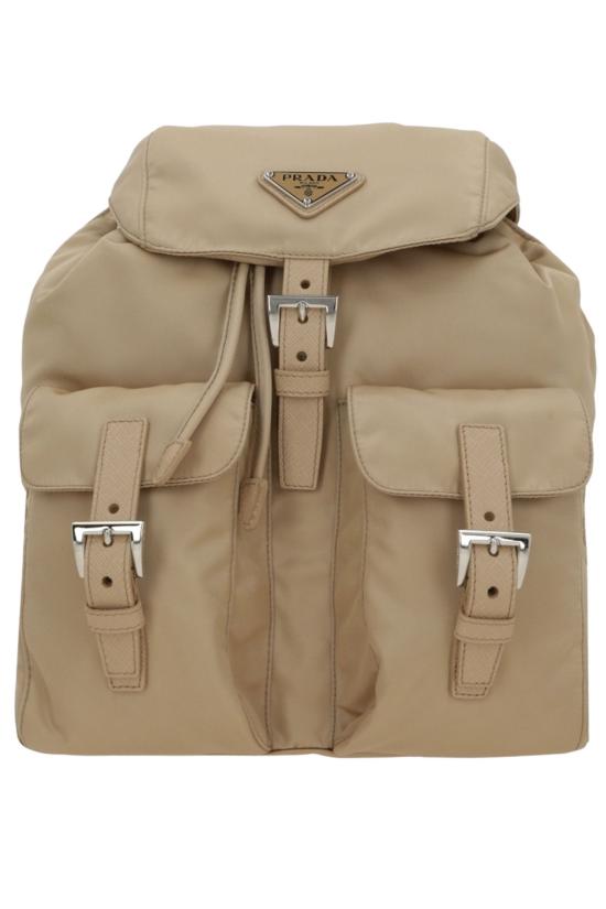 26FW 프라다 리나일론 스몰 백팩 1BZ677RV44F0040 V OOO Beige