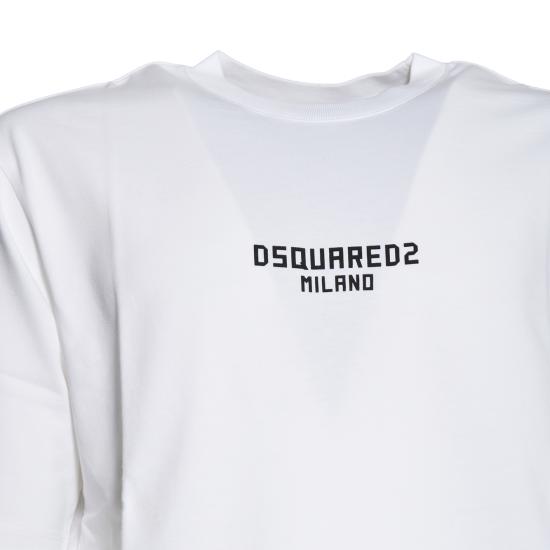 26SS 디스퀘어드2 반팔 티셔츠 S74GD1521D20106 100 Bianco nero - DSQUARED2