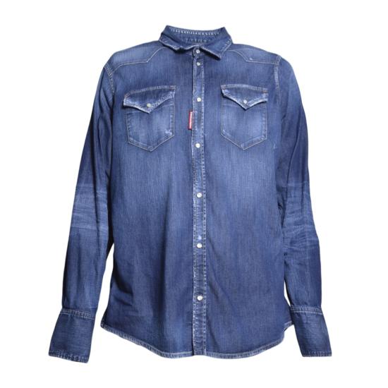 26SS 디스퀘어드2 데님 셔츠 S74DM0986S30341 470 Denim