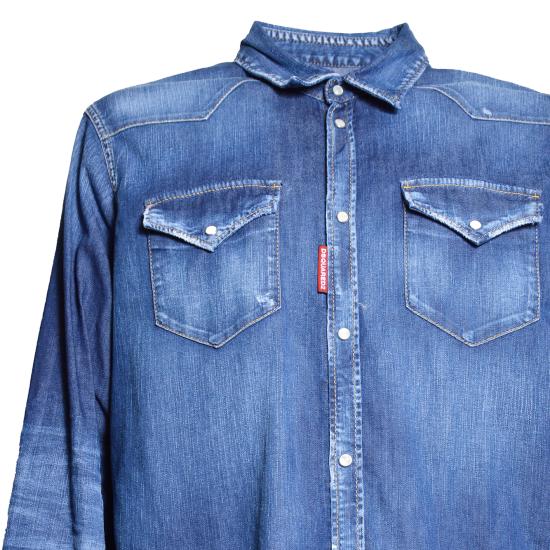 26SS 디스퀘어드2 데님 셔츠 S74DM0986S30341 470 Denim - DSQUARED2