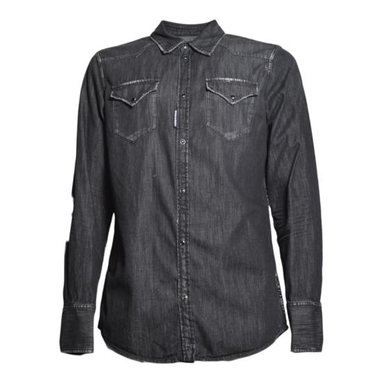 26SS 디스퀘어드2 긴팔 셔츠 S71DM0827S30826 900 Denim nero