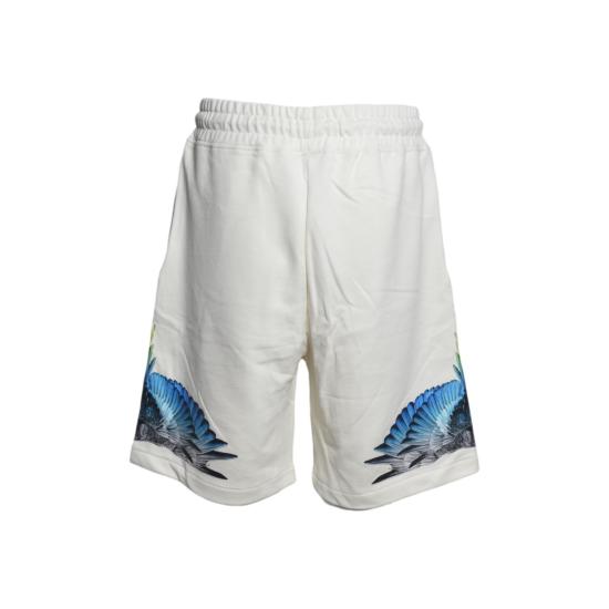26SS 마르셀로 불론 숏팬츠 S6CMMABE026 412 Bianco - MARCELO BURLON