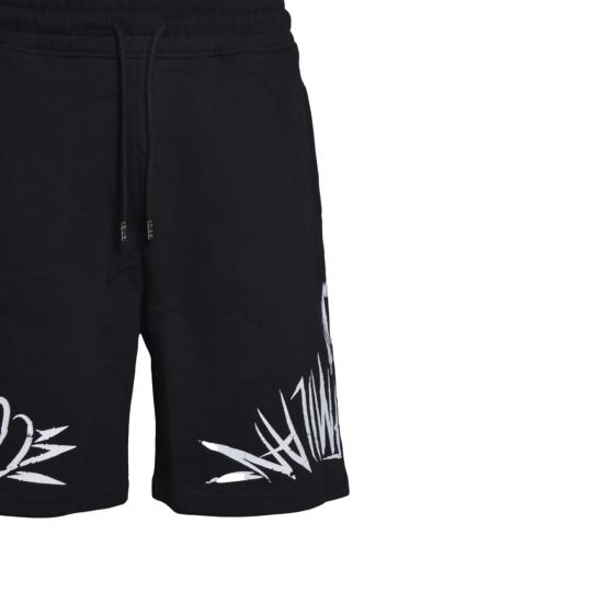 26SS 마르셀로 불론 숏팬츠 S6CMMABE005 110 Nero - MARCELO BURLON