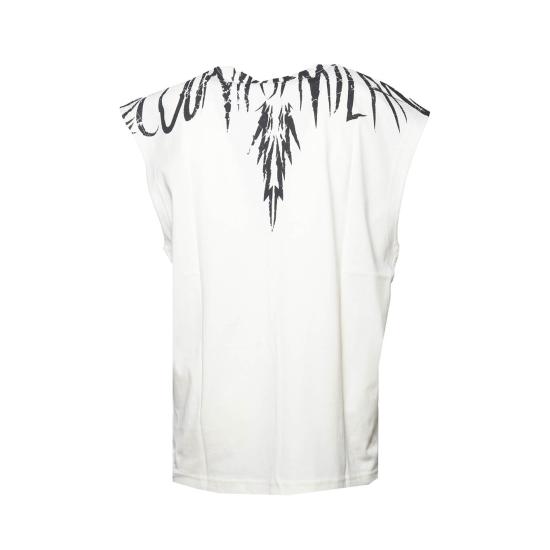 26SS 마르셀로 불론 민소매 티셔츠 S6CMMATH004 412 Bianco - MARCELO BURLON