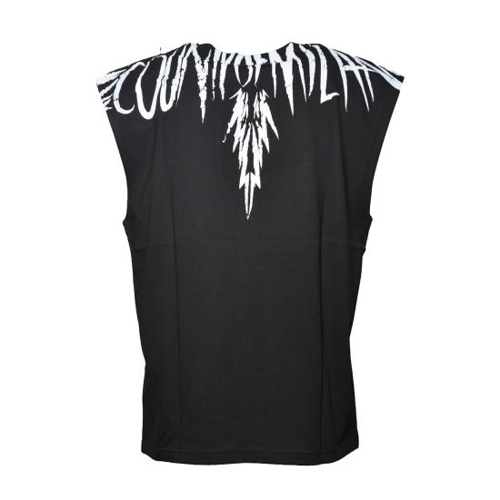26SS 마르셀로 불론 민소매 티셔츠 S6CMMATH004 110 Nero - MARCELO BURLON