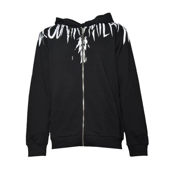 26SS 마르셀로 불론 후드 티셔츠 S6CMMAZH001 110 Nero