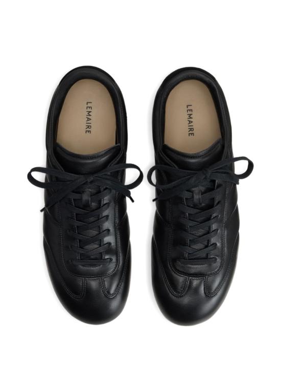 26SS 르메르 스웨이드 레더 소프트 러너 FO0227 LL0216 999 BLACK DOM - LEMAIRE