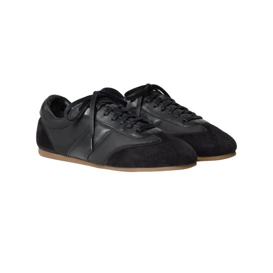26SS 르메르 스웨이드 레더 소프트 러너 FO0227 LL0216 999 BLACK DOM - LEMAIRE