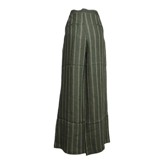 26SS 팔라초 팬츠 L3057LEROY 180GREENSTRIPES Verde bianco - OTHER BRANDS