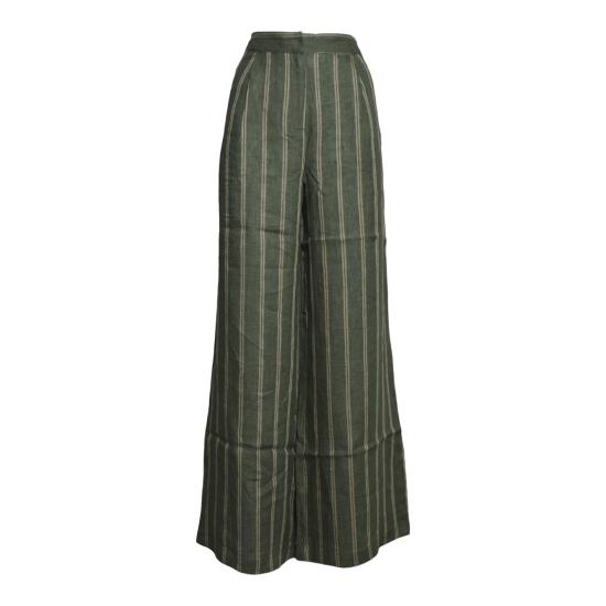 26SS 팔라초 팬츠 L3057LEROY 180GREENSTRIPES Verde bianco