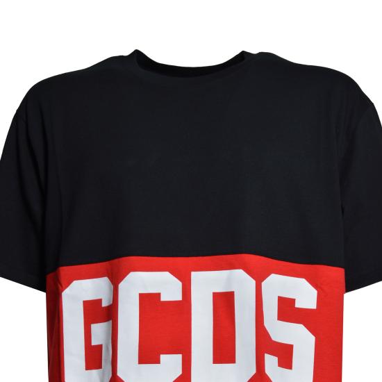 26SS 지씨디에스 반팔 티셔츠 Z0MLQC140J101 999 Nero rosso - GCDS