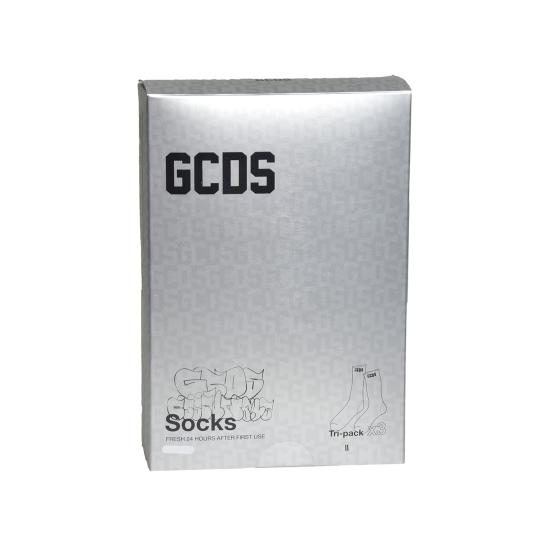 26SS 지씨디에스 양말 Z0UEQQ314J120 100 Bianco - GCDS