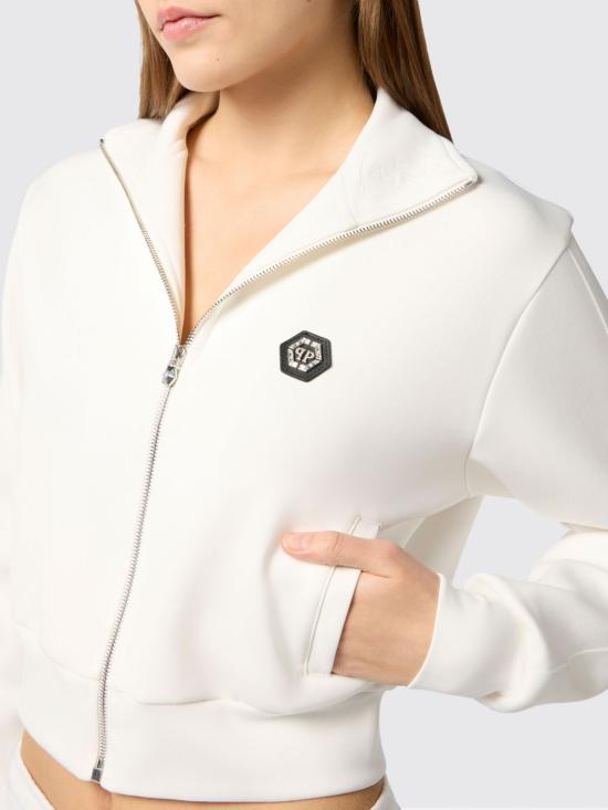 26SS 필립 플레인 스웨터 AAECWJB1923PTE003N 01OF White - PHILIPP PLEIN