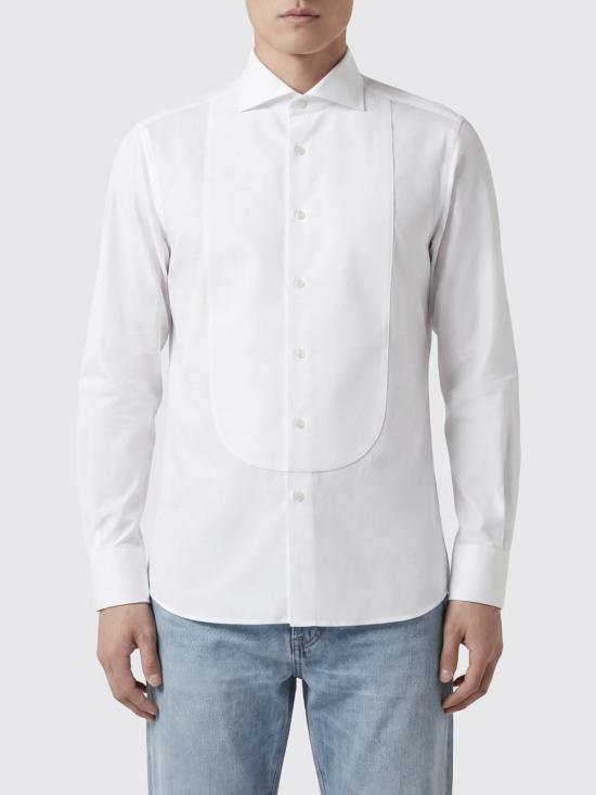 26SS 브루넬로 쿠치넬리 긴팔 셔츠 MR620S1895 CCB50 White