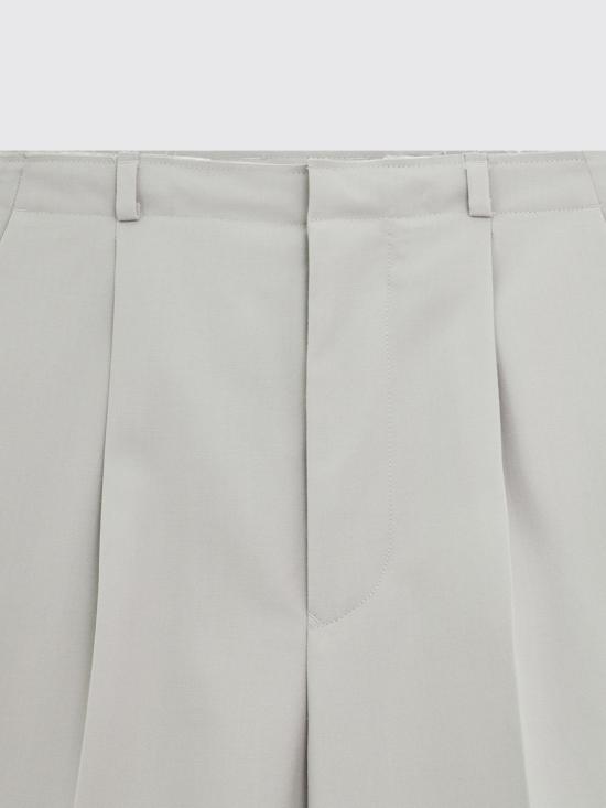 26SS MM6 메종마르지엘라 울 와이드레그 트라우저 S52KA0555M35436 858 Grey - MM6 MAISON MARGIELA