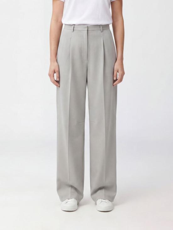 26SS MM6 메종마르지엘라 울 와이드레그 트라우저 S52KA0555M35436 858 Grey