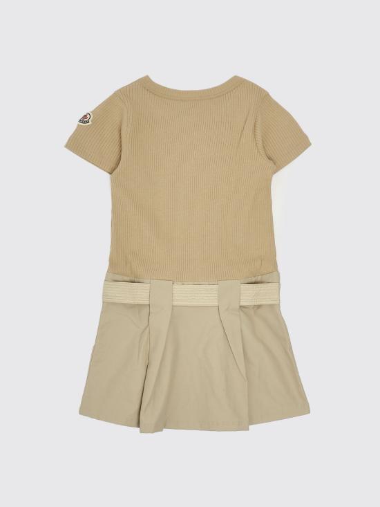 26SS [키즈] 몽클레어 원피스 8I0000789B0C 268 Beige - MONCLER