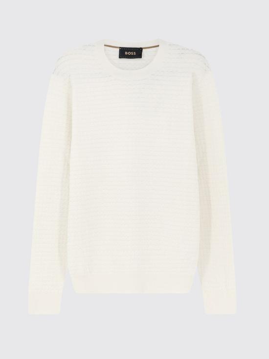 26SS 보스 스웨터 50555189 118 White - BOSS