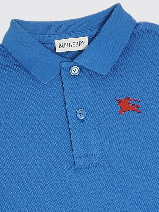 26SS [키즈] 버버리 폴로 셔츠 8117872 C4138 Gnawed Blue - BURBERRY