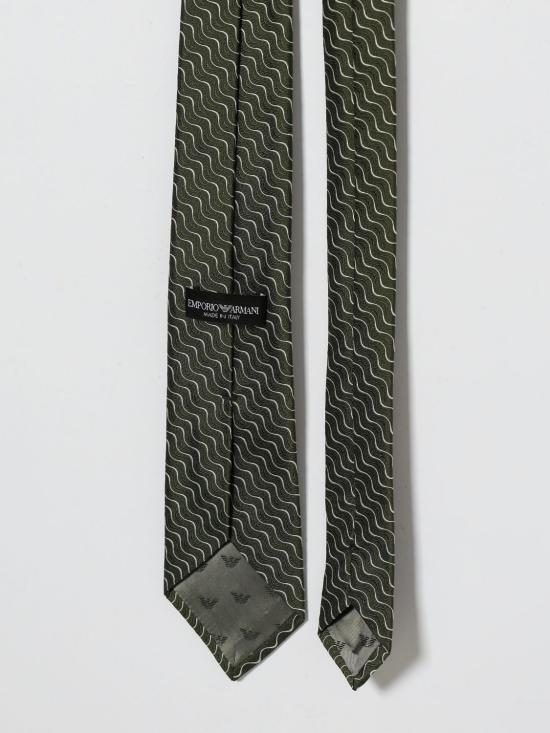26SS 엠포리오 아르마니 넥타이 EM001344TE19709 F7048 Green - EMPORIO ARMANI