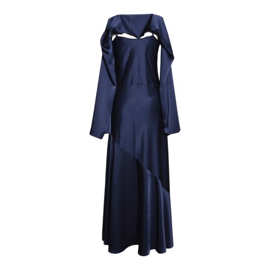 26SS 위켄드막스마라 롱 원피스 2615231013600 014 Blu - WEEKEND MAX MARA